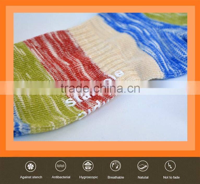 custom cotton in slip indoor flooring long colorful happy socks