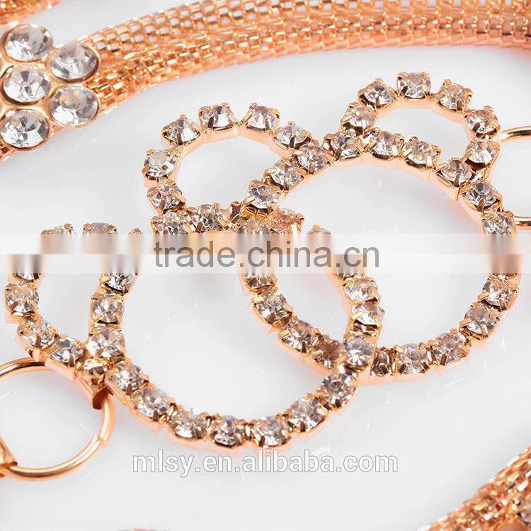 Fashion clothes chains of metal belt jeans chain Brightness F1-80117