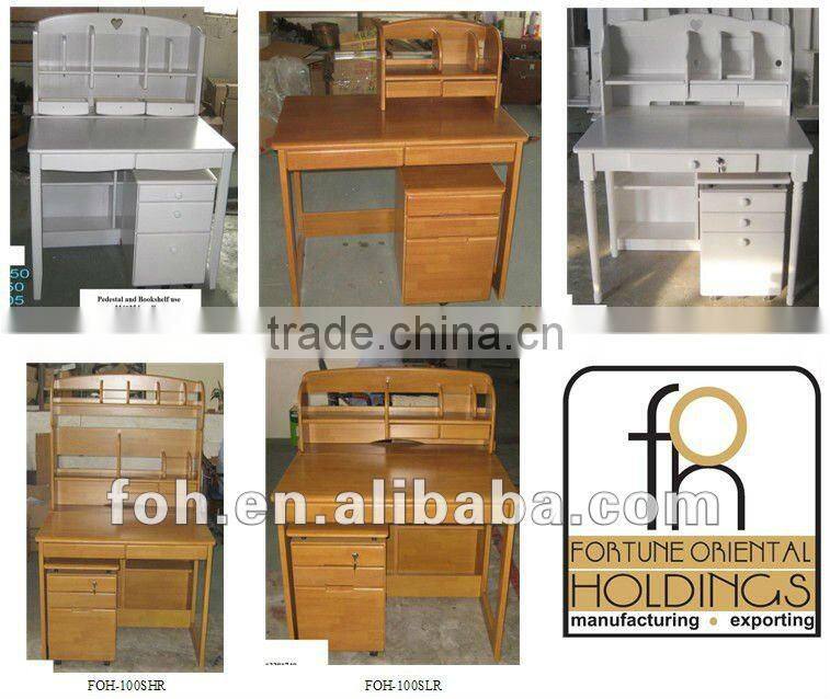 Modular Student Dormitory Desk, Home Bedroom Desk of Different Material Options (FOH-100SLR)