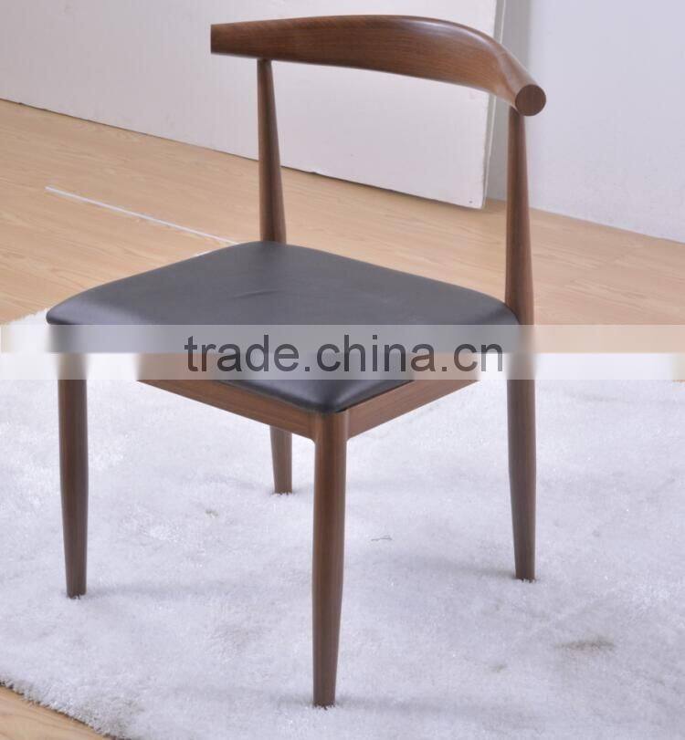 Wooden High End Leather Cafe Chair (FOH-NCP11)