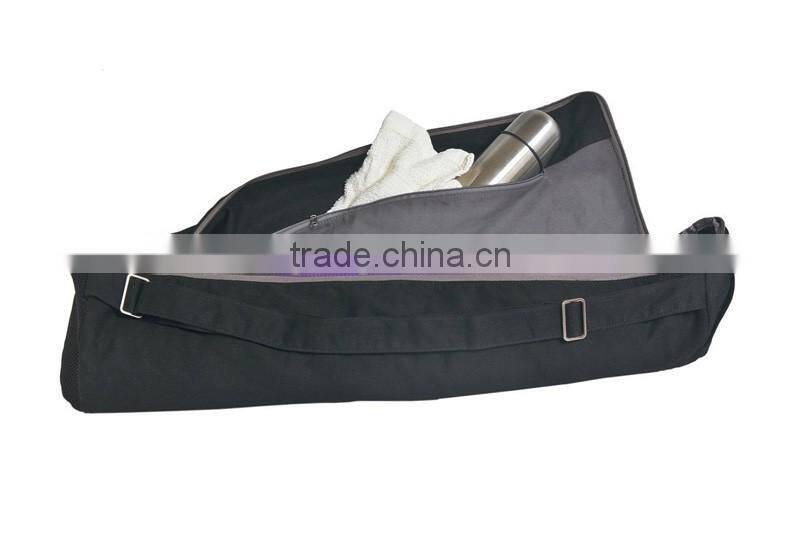 Wholesale Custom Full Zip Polyester Cargo Pocket Gym Carrying Bag Yoga Mat Bag