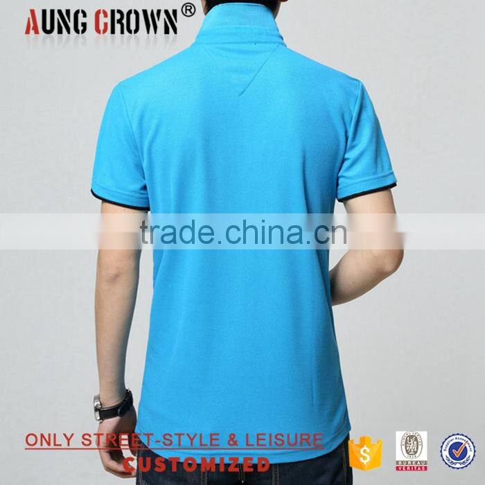 Custom Made T-Shirts Men Polo Soft 100% Cotton Cheap Blank