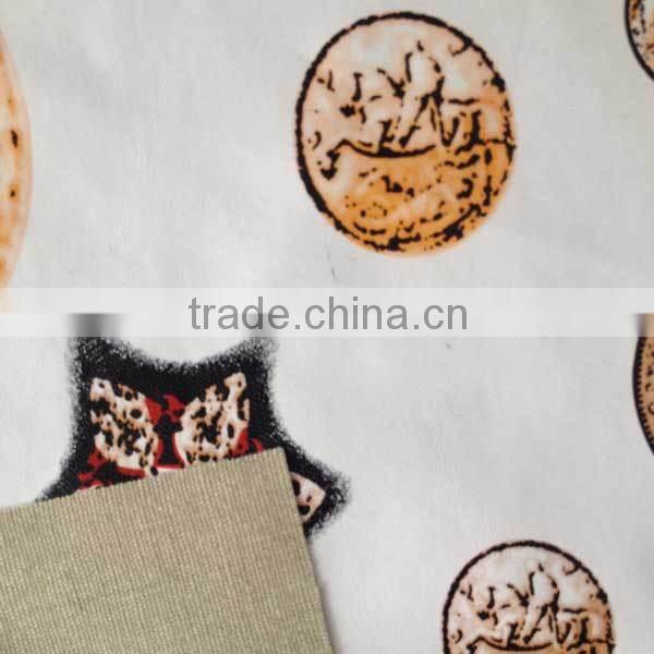 clothing artificial leather lady pattern synthetic leather fabric for clothing