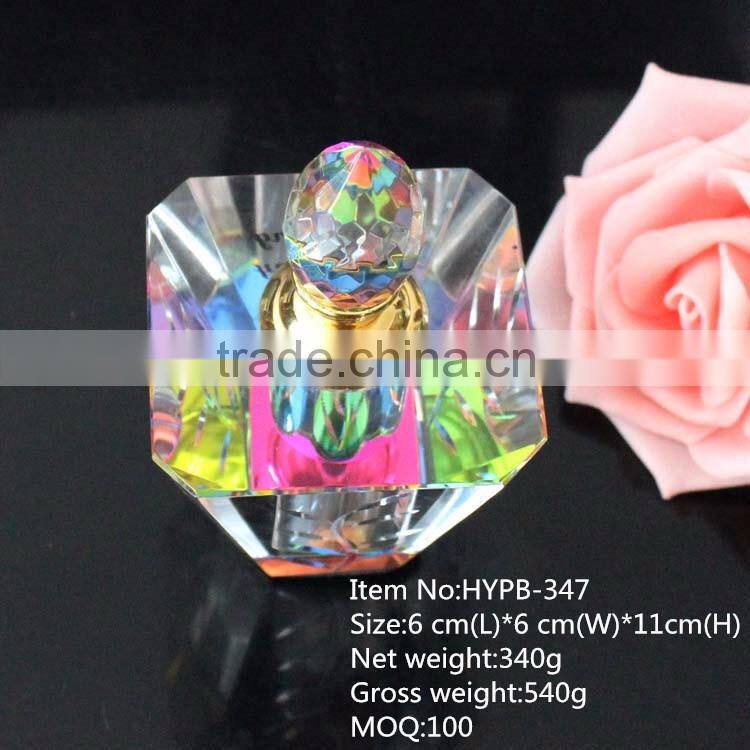 refillable k9 crystal high quality perfume essential oil bottle