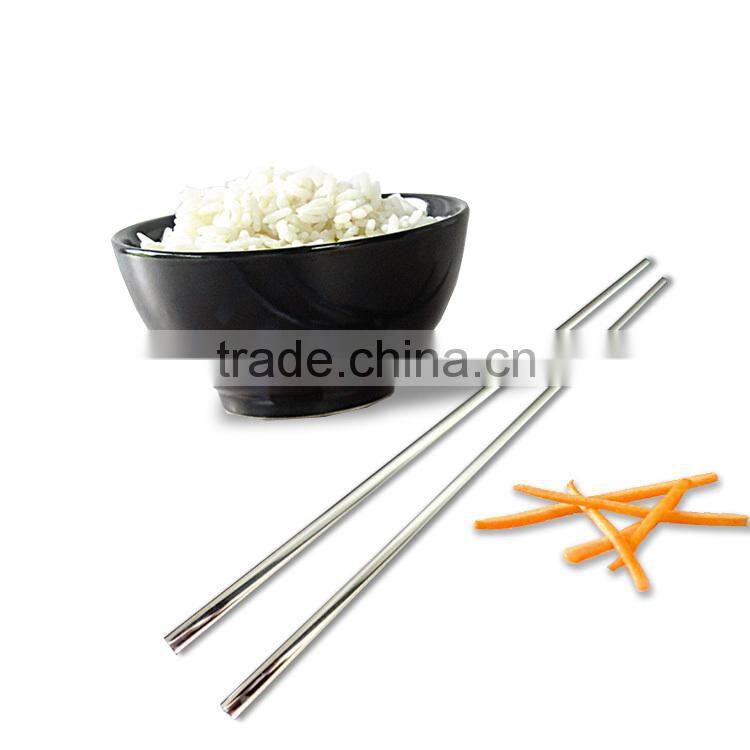 304 material stainless steel chopsticks in blister card of 4pairs
