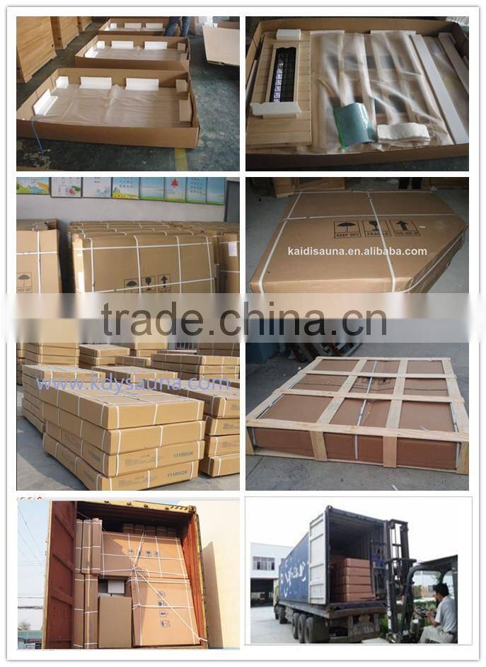4 person Far Infared Sauna Room Wooden sauna cabin KD-5004D-1