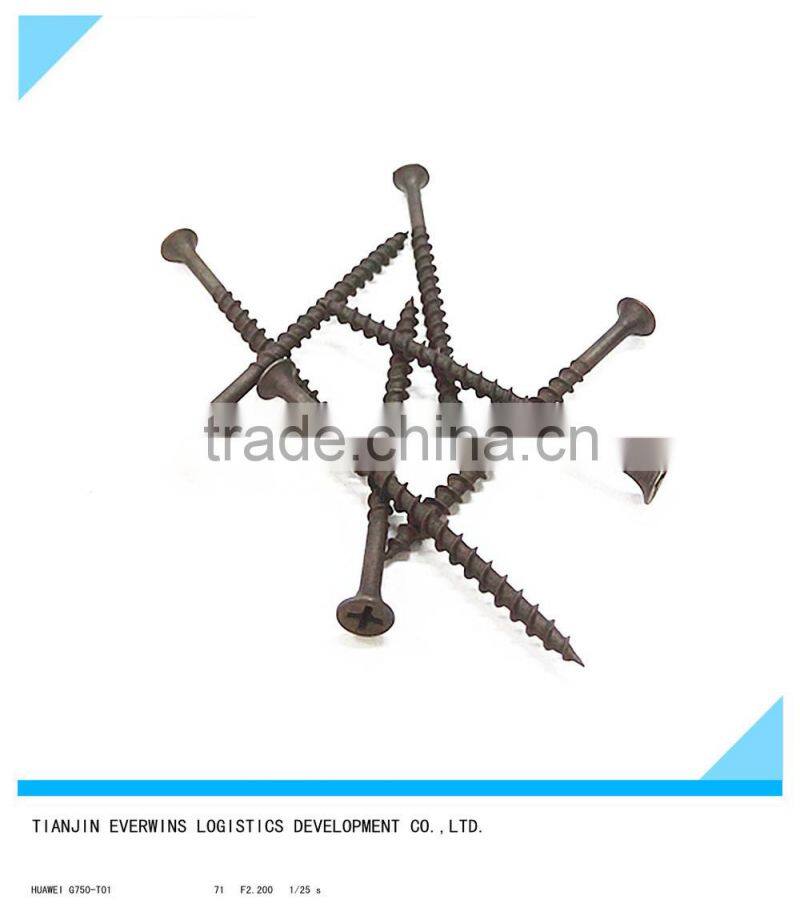 Phillips bugle head Grey phospated Coarse thread Chipboard Screws