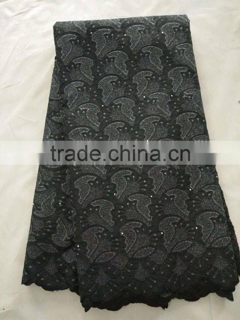 High quality big swiss voile african lace swiss voile lace fabric for dress women