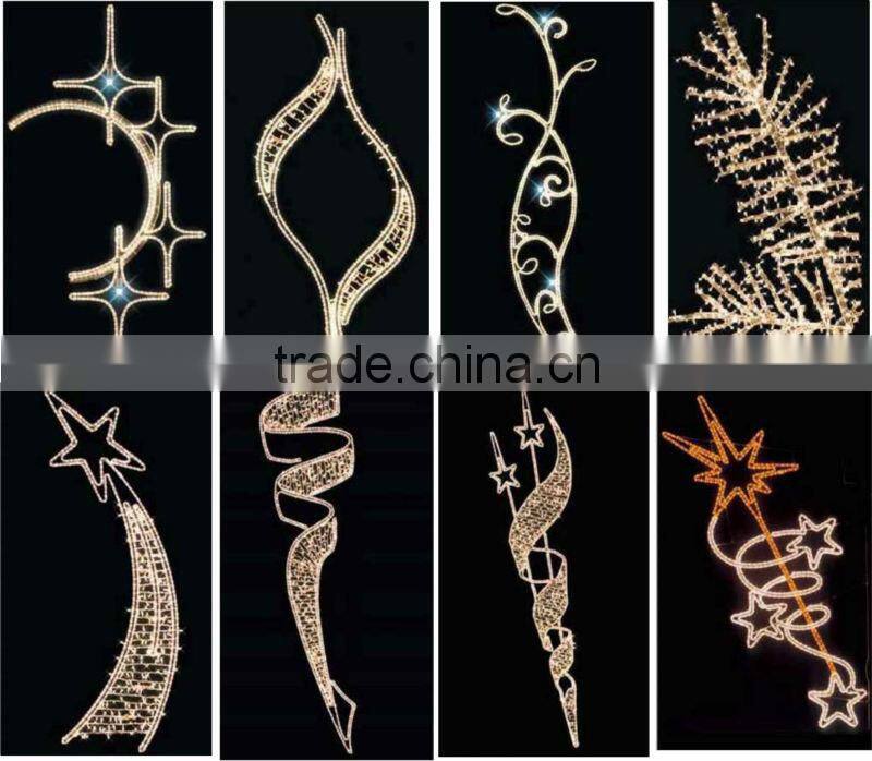 Gold supplier decorative outdoor lighting poles