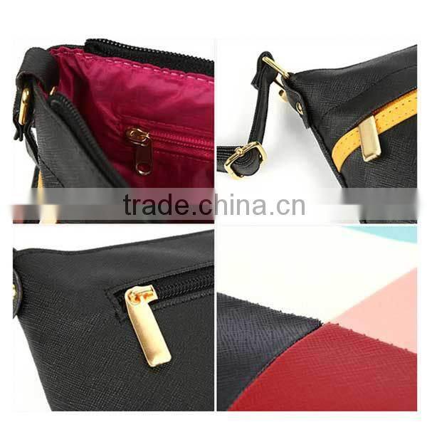 2014 New arrival top quality durable cute mixed clour cheap handbag price