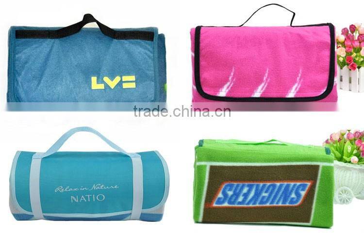 Fashion Waterproof Fleece Beach Picnic Blanket