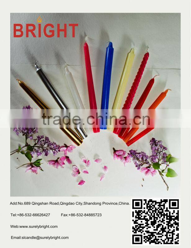 Hanukkah decoration taper candles