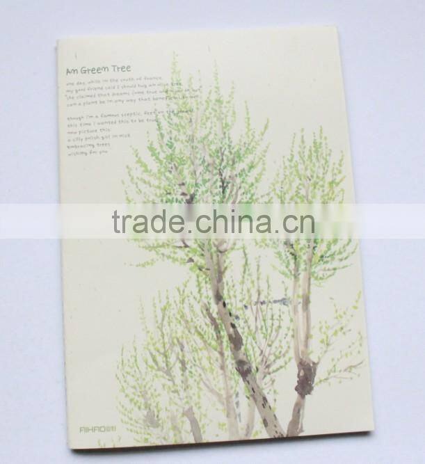 customized printable clear pvc notebook cover