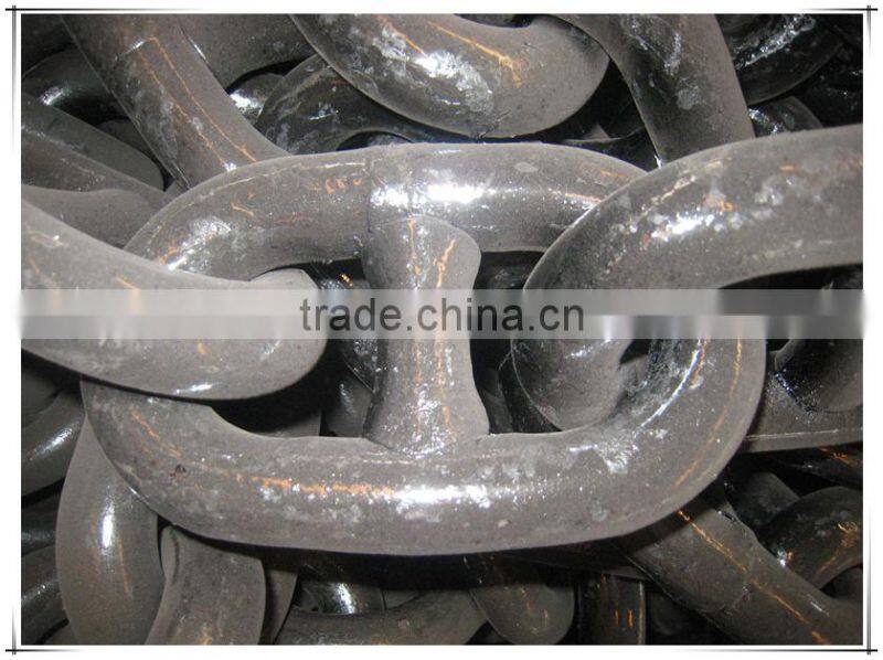 Welded Steel Black Stud Link Anchor Chain