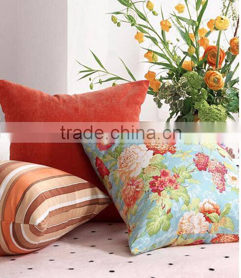 100% cotton decorative throw pillow cushions fashion pillowcase popular sofa cushion