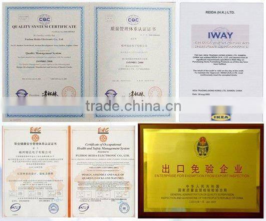 Tourist Metal Table Clock