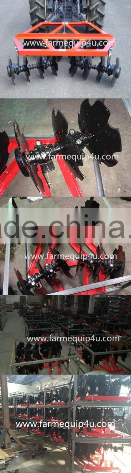 tractor mounted 3point disc harrow for agriculture cultivator