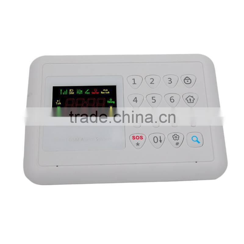 2015!!! home guard gsm sms alarm system alarm and security systems with 120 wireless zones(E1)