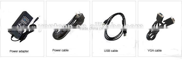 Widescreen 19"touch screen led monitor with VGA+USB interface