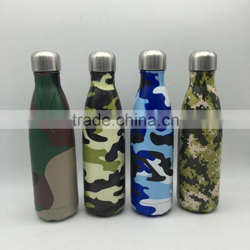500ml Stainless steel bottle insulated bottle/ vacuum with air transfer