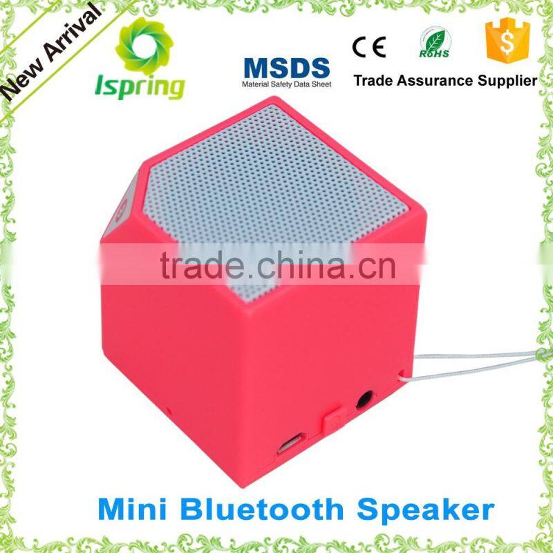 Micro portable audio player speaker mass cube speaker two colors