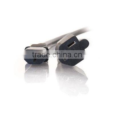 high quality 125V 10A 16AWG US AC power cord NEMA 5-15P to NEMA 5-15R and IEC C13