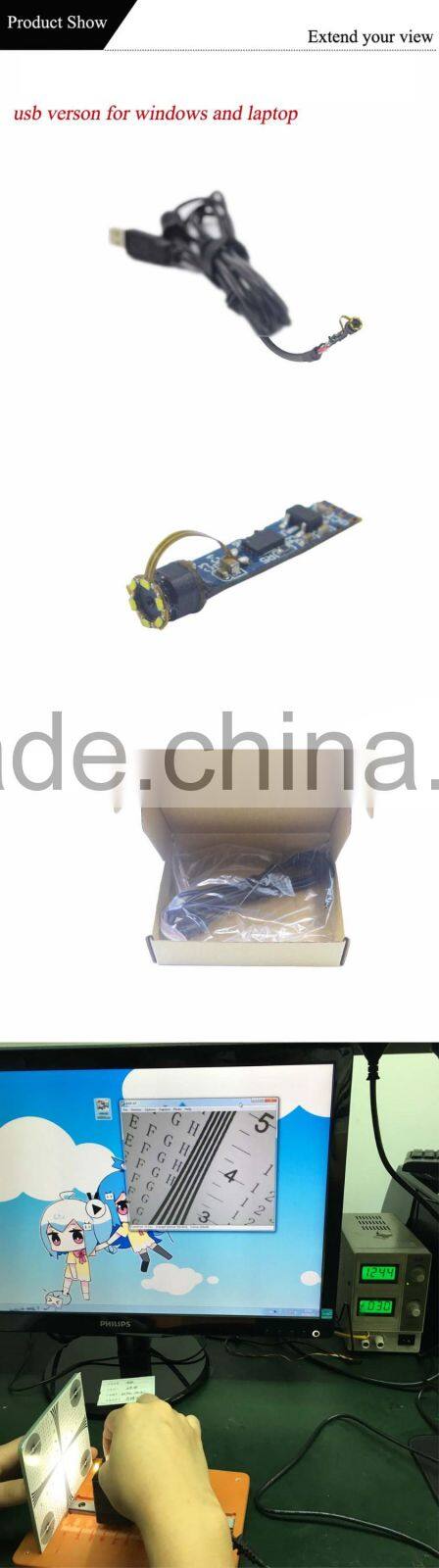 6 Pcs LED Lights 2~5cm DOF Snake Camera Module