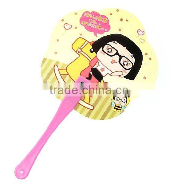 Ivory Handle Fan Suitable for Gift and Promotional Items Made of PP Material