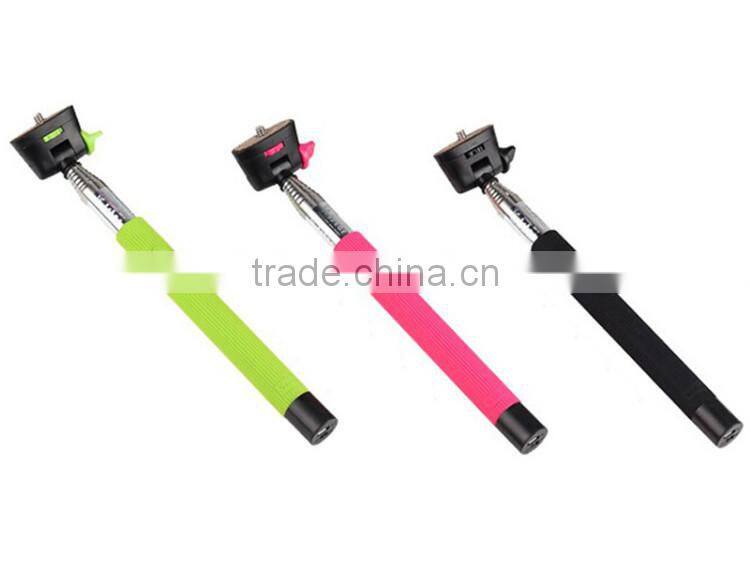Handheld selfie stick with bluetooth remote shutter and monopod, wireless monopod selfie stick