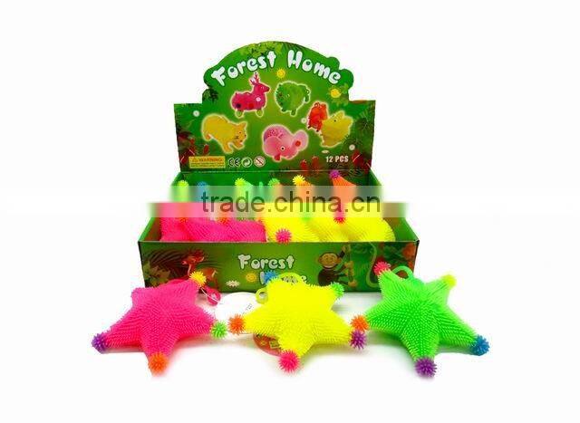 Cute light up toys puffer ball toy for kids