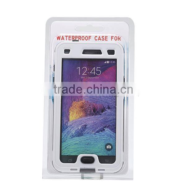 Shockproof Swimming Diving Waterproof Case for Samsung Galaxy Note 4 N9100 With Button
