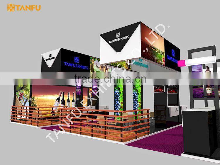 China Trade Show Booth made by Reusable Material