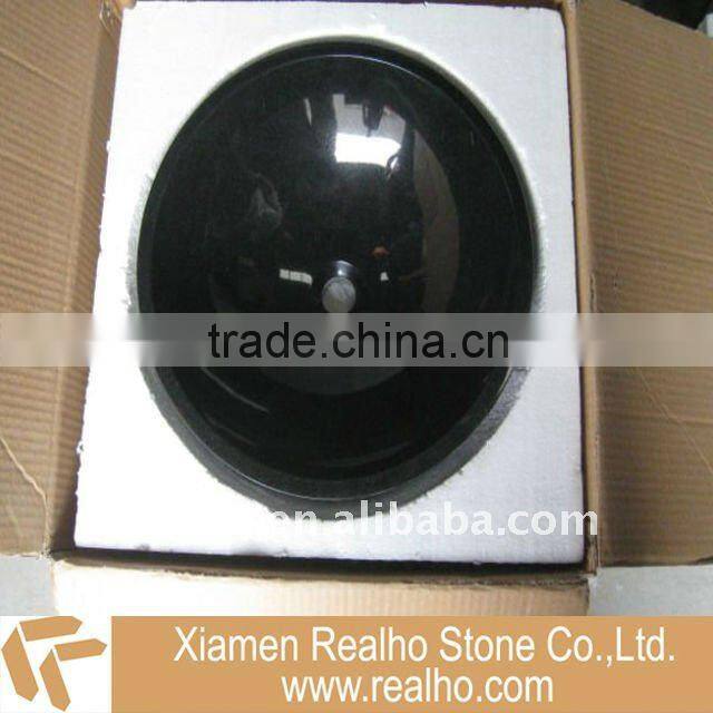 black marble bathroom sink