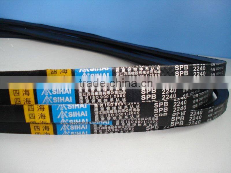 Wedge wrapped narrow v belt SPC type for transmission