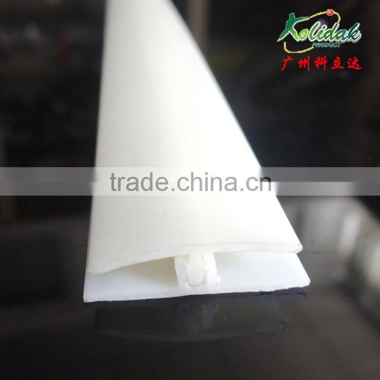 Guangzhou T shape ABS plastic profile extrusion Coupling parts Bottom
