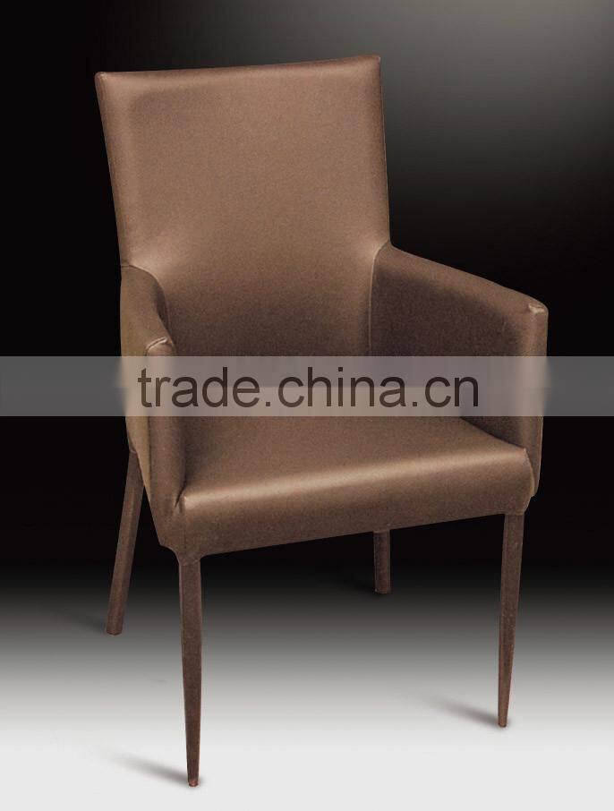 Modern coffee shop chair Modern Cafe furniture Leather chair on sale ZA70