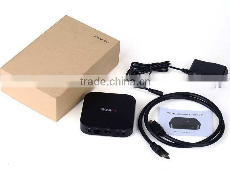 2015 The Most Popular Wintel W8 Mini Pc Box With Win 8 8.1 Os Quad Core Hd Mi Wifi 2G 32G Wintel W8 Android Tv Box
