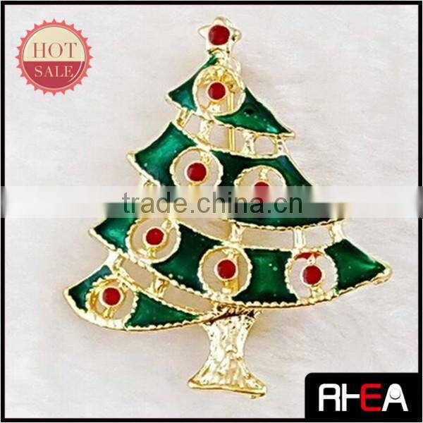 Newest Arrival Enamel Craft Fashion Christmas Brooch