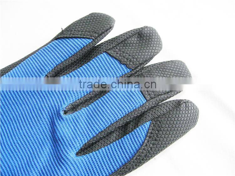 Good Quality PU Leather Safety Working Summer Hand Gloves