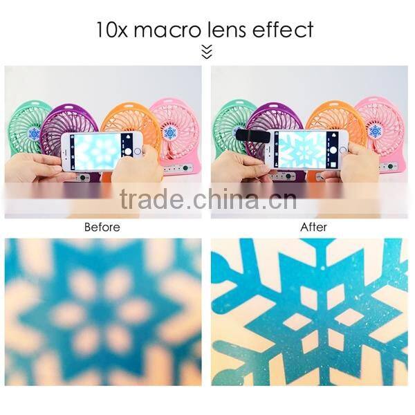 Apexel 4 in 1 set Selfie Stick with Cable 3.5mm and 3 in 1 Lens Wide Angle Macro lens Fisheye Lens for iPhone Samsung