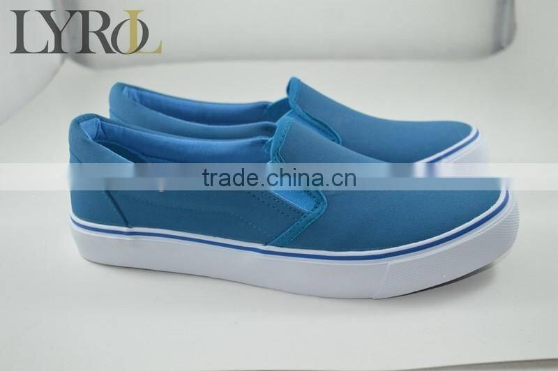 Men canvas no lace shoes nubuck PU shoe for men vulcanized shoes