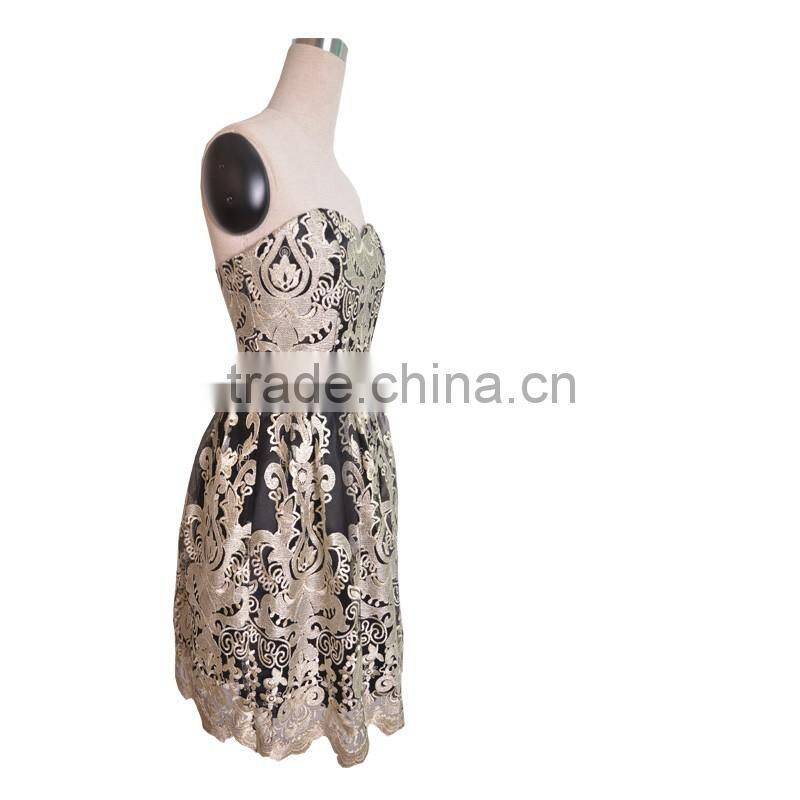 Newest design special sexy high quality lace dress party
