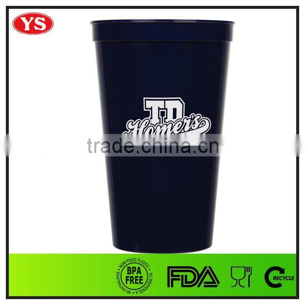 Hot sale plastic reusable stadium cup 22 oz