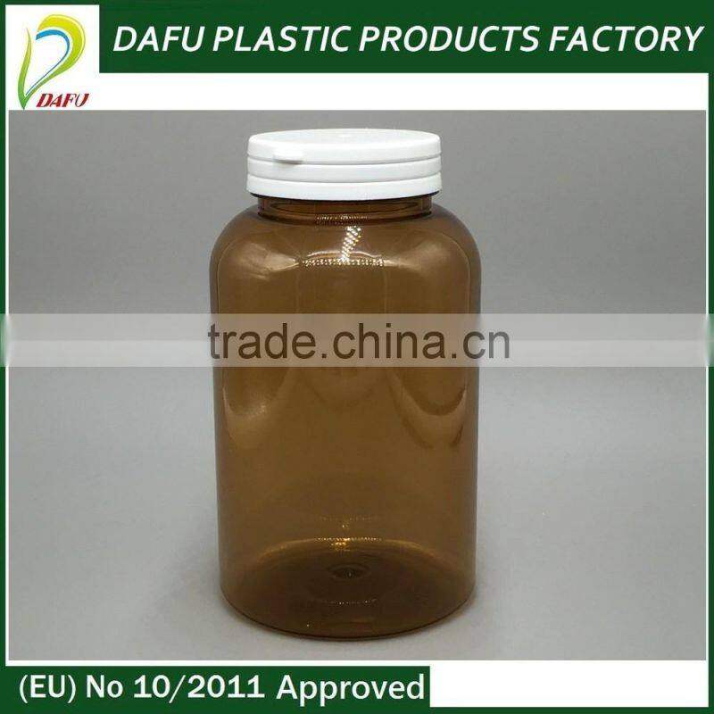 Plastic light brown tearing liquid drugs medical personal care use bottle