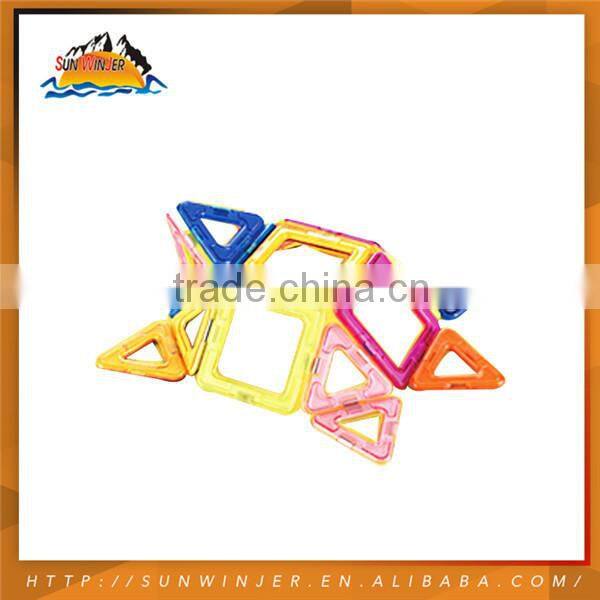 198Pcs Magnetic Blocks Plastic Interlocking Toy For Kids