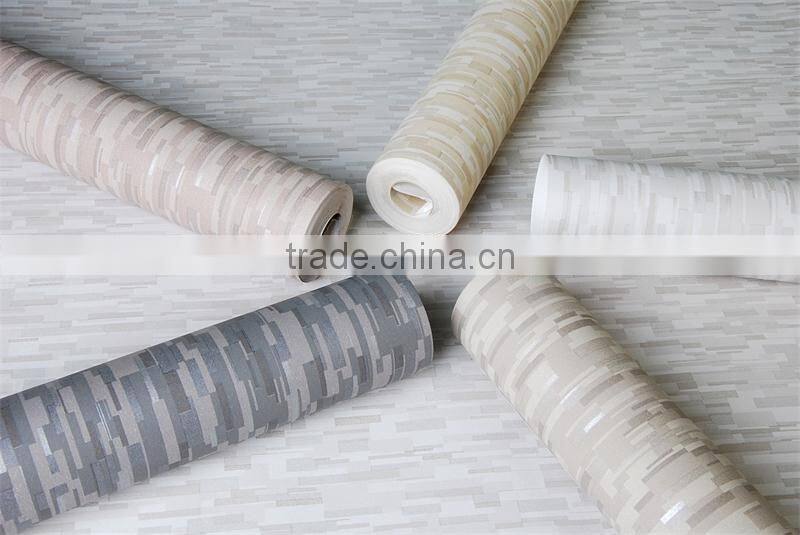 new Non-woven decorative silver mosaic wallpaper