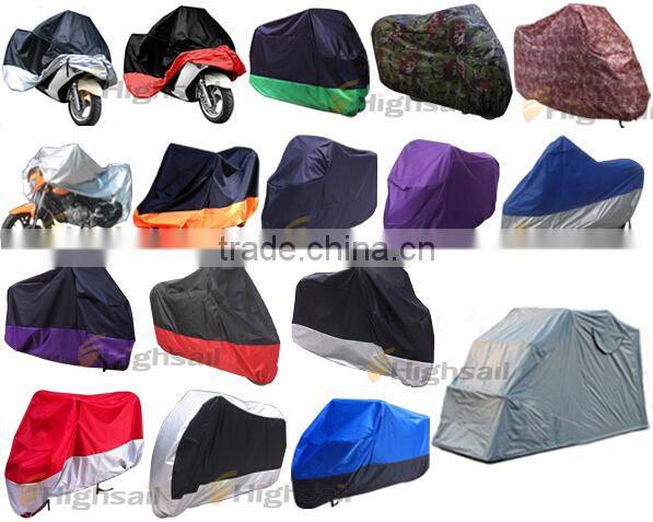 Polyester Oxford PEVA Fabric Motorcycle Cover Motorbike Cover