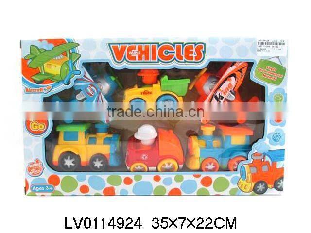 Wholesale friction power cartoon cheap small plastic toys