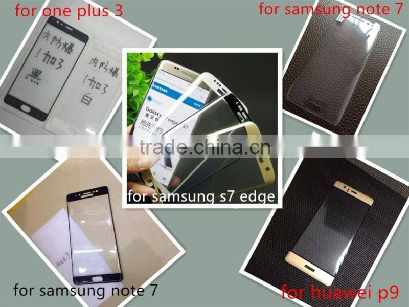 Curved Edge Glass Guard Anti-figerprint Anti-water Tempered Glass Screen Protector For Sony XP