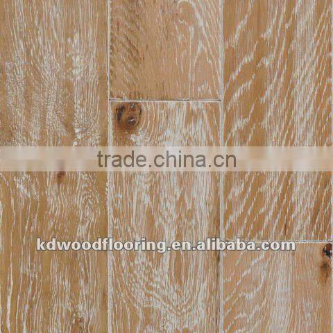 Brushed prefinished engineered hardwood flooring wood oak